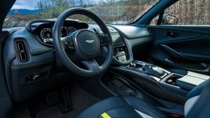 The interior of an Aston Martin DBX707.