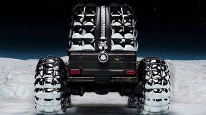 The back of the Mercedes-Benz x Moncler Project Mondo G