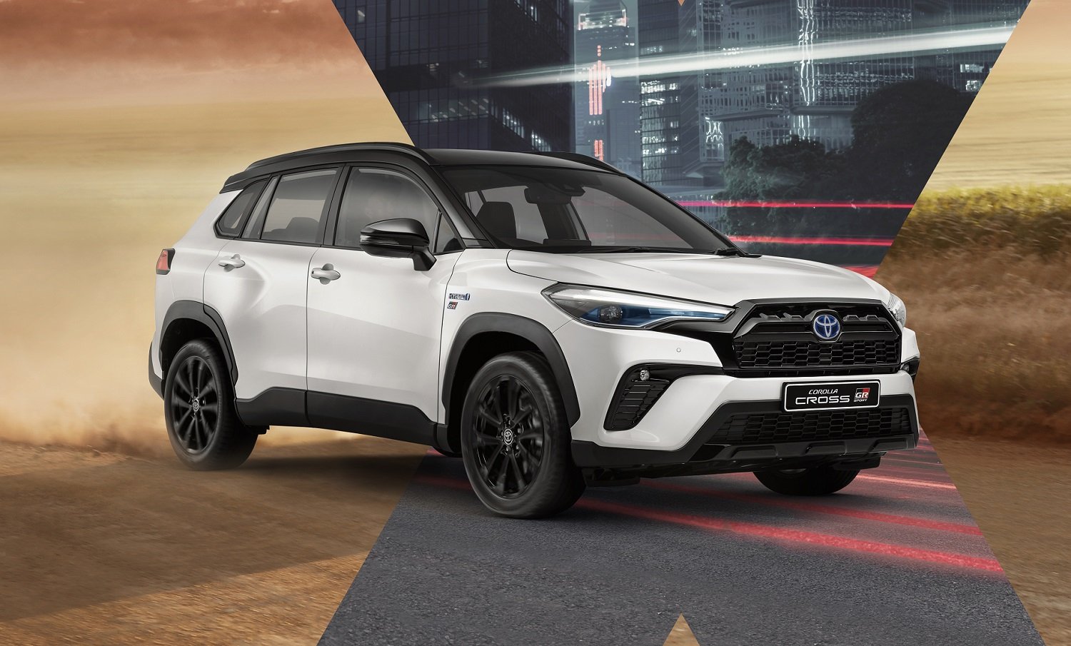 Hybrid GR Sport heads the Corolla Cross range