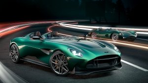 The Aston Martin DBR22 from the front