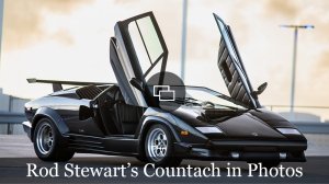 Rod Stewart’s 1989 Lamborghini Countach 25th Anniversary in Photos