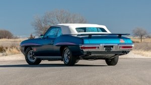 A 1970 Pontiac GTO Judge convertible.