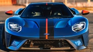 The 2019 Ford GT Carbon Series from the front