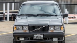Paul Newman's 1988 Volvo 740 Turbo wagon from the front