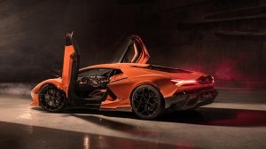 The 2024 Lamborghini Revuelto with its doors open