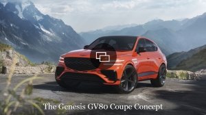 The Genesis GV80 Coupe Concept.