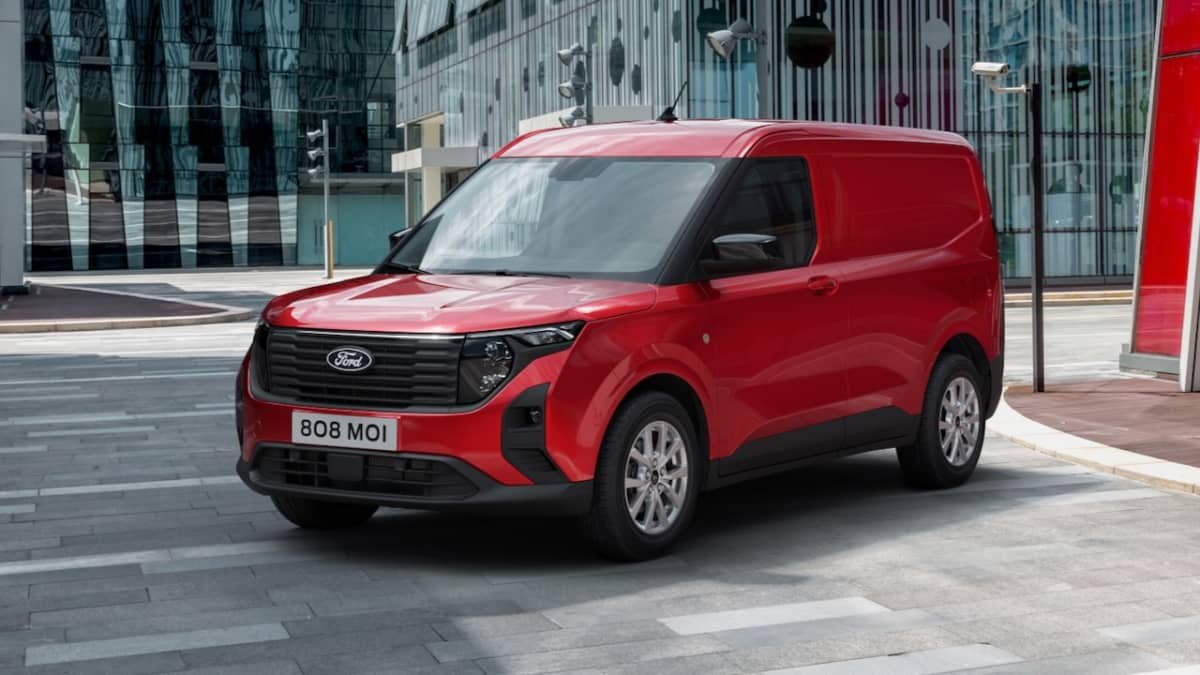 2024 Ford E-Transit Courier van unveiled as preview of Puma electric SUV