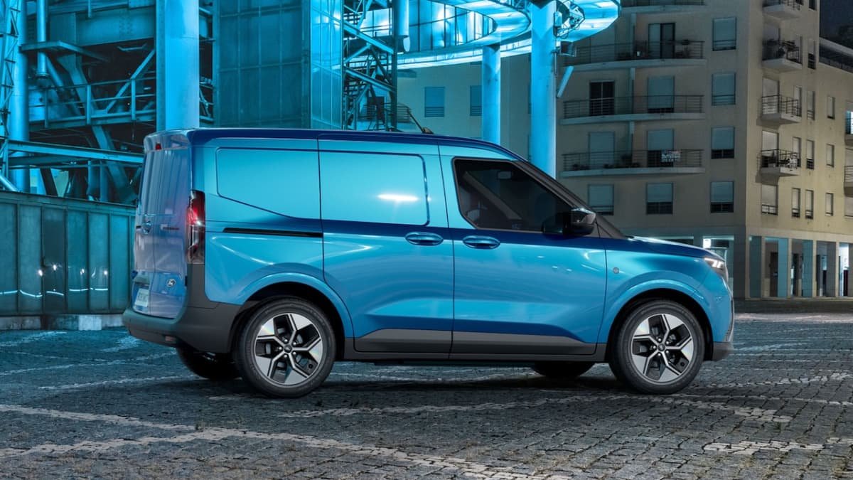 2024 Ford E-Transit Courier van unveiled as preview of Puma electric SUV