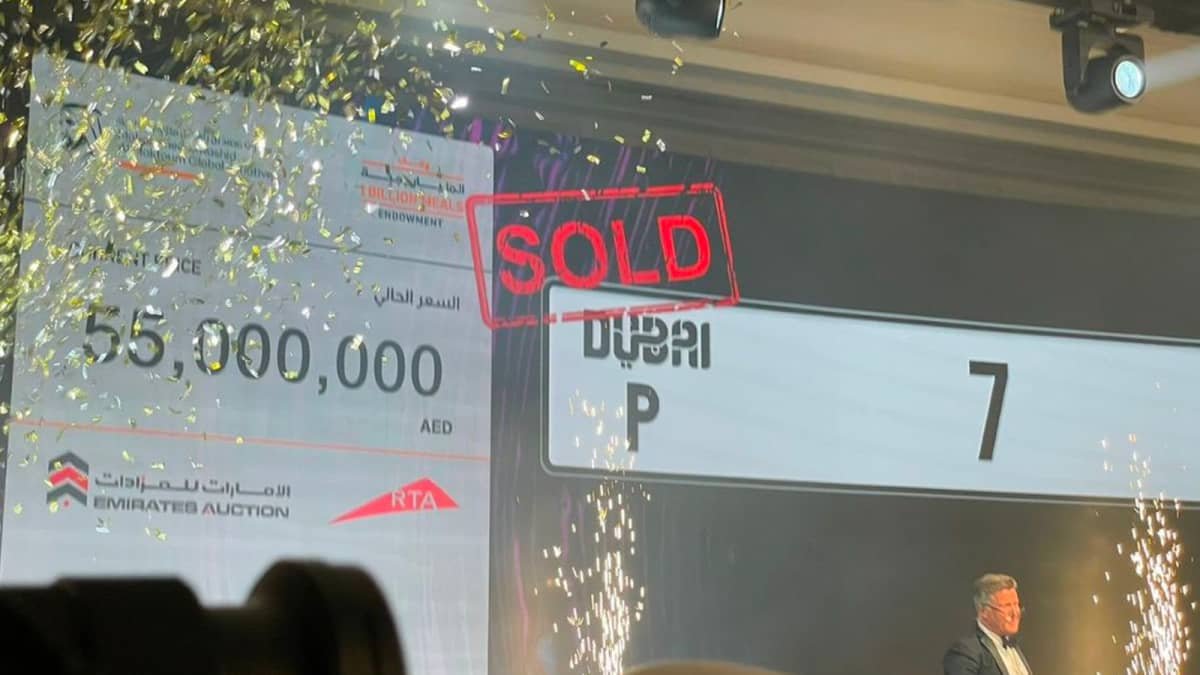 The world’s most expensive number plate just sold for more than $22 million