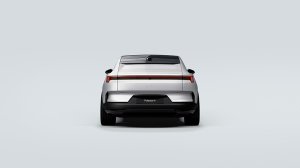 The Polestar 4 SUV coupé from the back