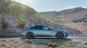 The 2024 Mercedes-Benz E-Class from the side