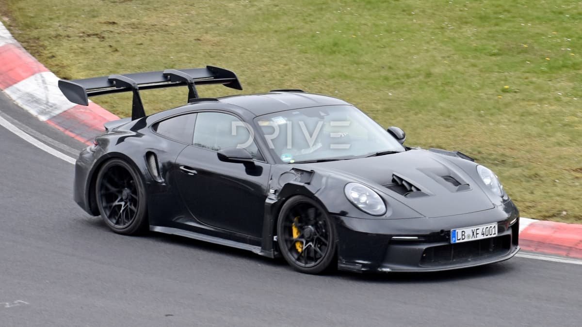 2026 Porsche 911 GT2 RS spied for the first time