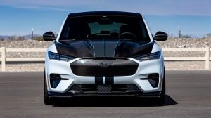 The Shelby Mustang Mach-E GT from the front