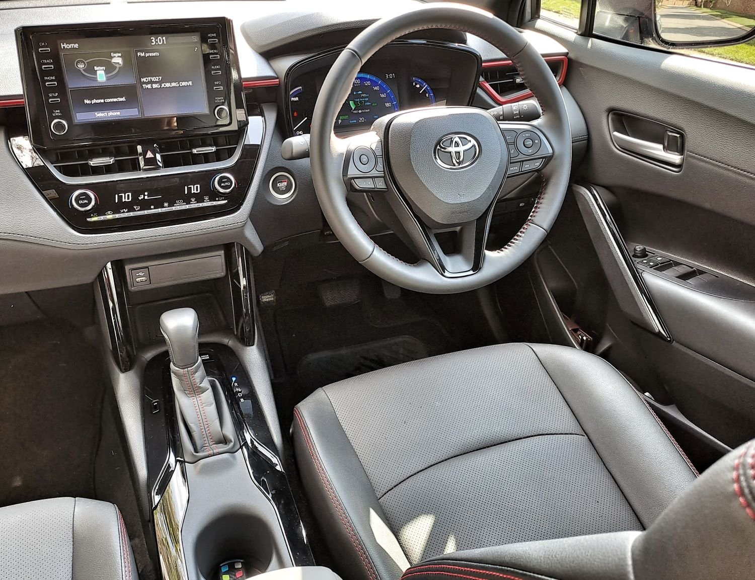 Toyota Corolla Cross hybrid GR-S cabin