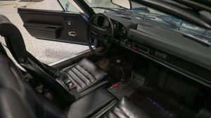 The interior of a 1971 Porsche 914/6 