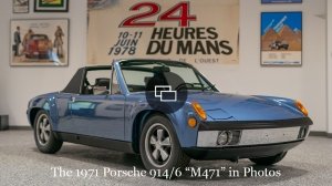 A rare example of a 1971 Porsche 914/6 
