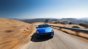 Driving the 2023 Nissan Z.