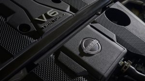 The 3.0-liter twin-turbo V-6 inside a 2023 Nissan Z.