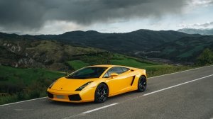 The Gallardo, Lamborghini's first attempt at a more attainable V-10 production car.