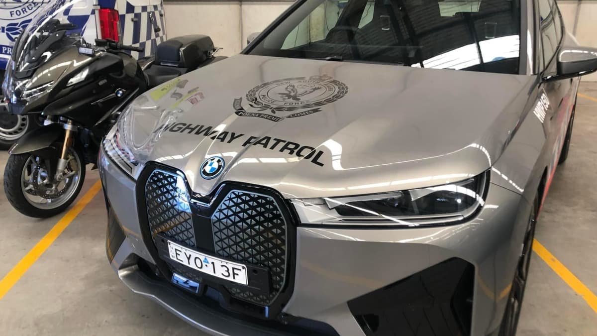 NSW Police highway patrol takes delivery of BMW IX electric car