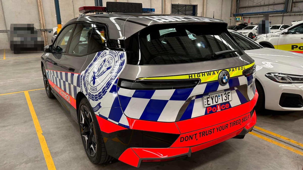 NSW Police highway patrol takes delivery of BMW IX electric car