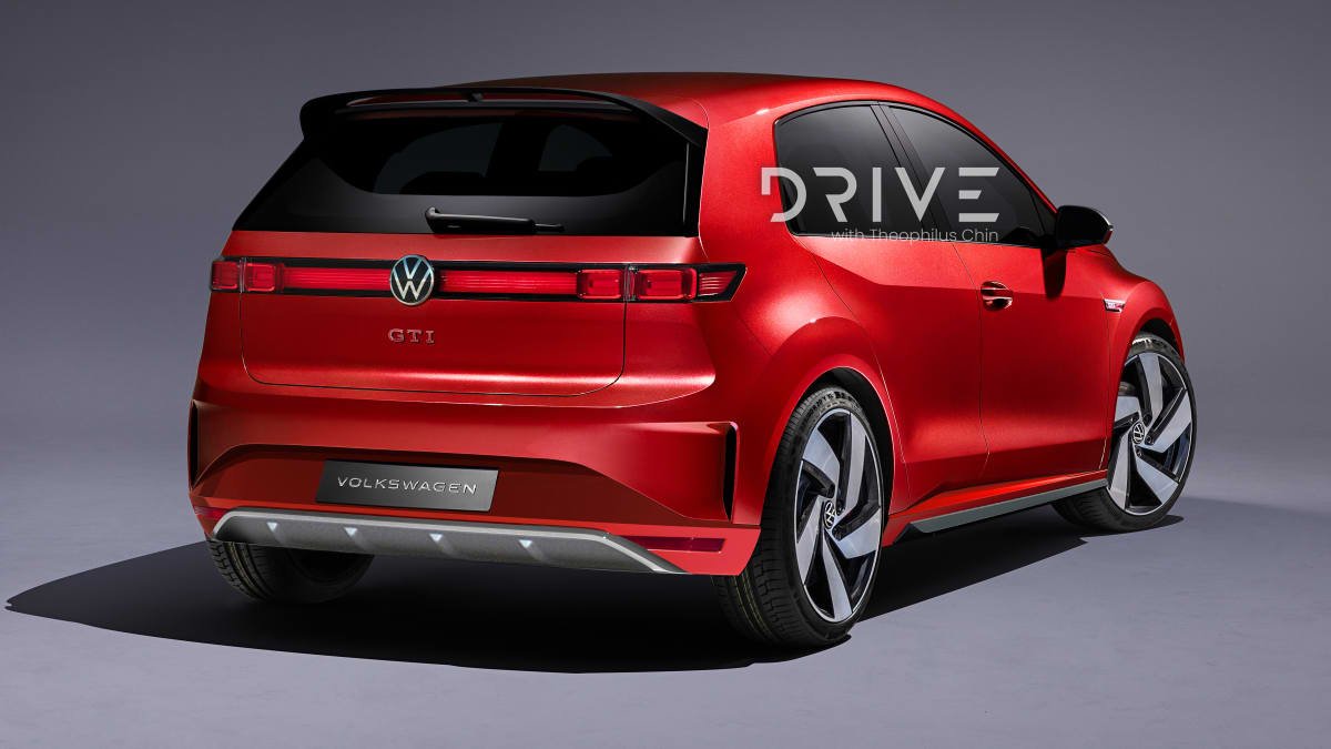 Volkswagen ID.2 GTI electric hot hatch imagined, but don’t hold out for an ID.2 R