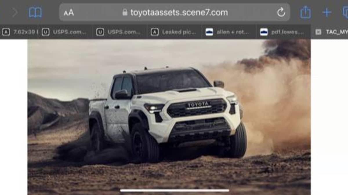 Best look yet at next Toyota HiLux: photo leak of new Toyota Tacoma