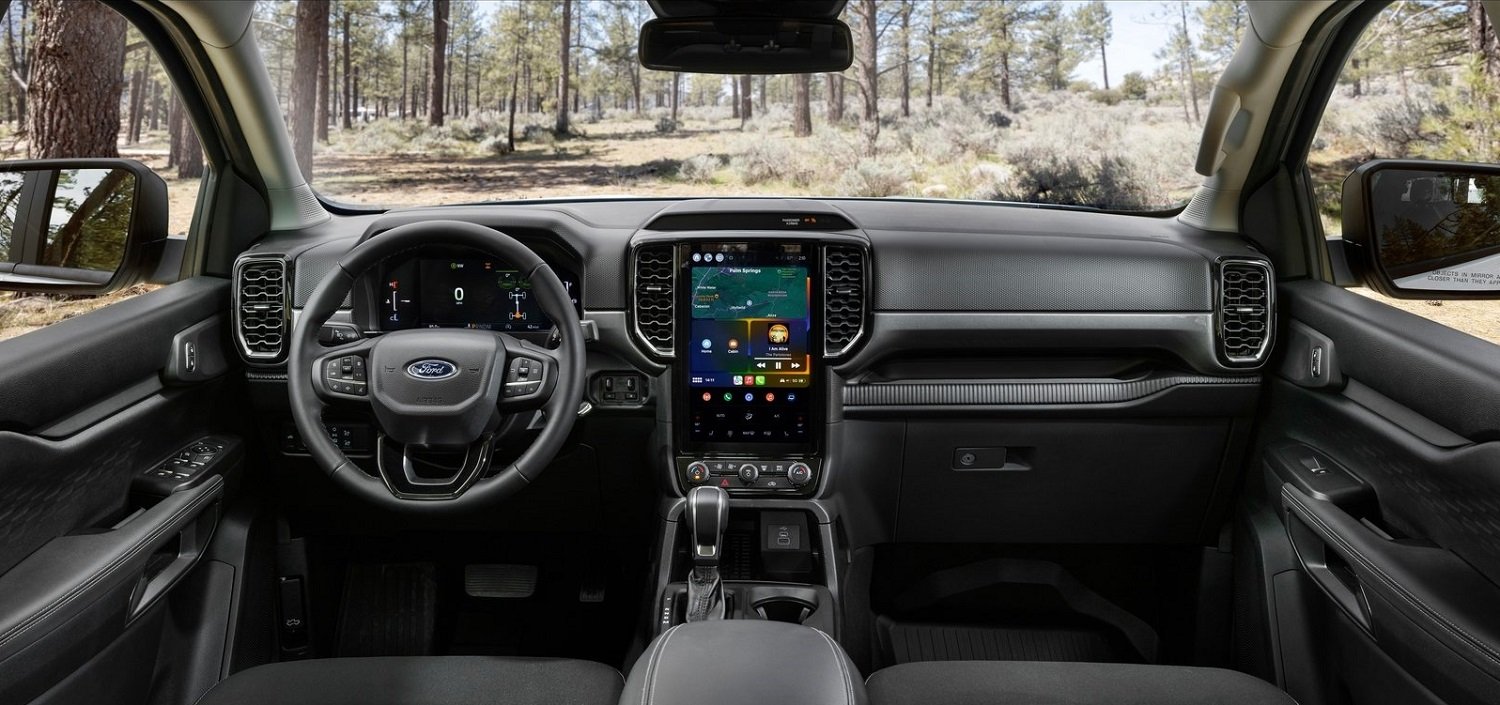 New Ford Ranger interior