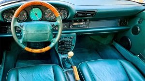 The unique 1990 Porsche 911 Carrera 4's dashboard