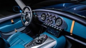 The AC Cobra GT Roadster's instrument panel