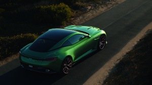 The Aston Martin DB12 from above