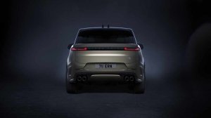 The 2024 Range Rover Sport SV from behind