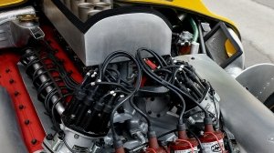 The Ferrari Classiche-restored 412 P's V-12