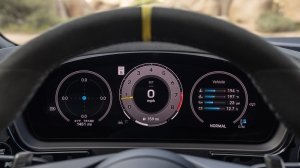 The 2024 Porsche Cayenne's dash features the model's first digital instrument cluster, a 12.6-inch curved screen.
