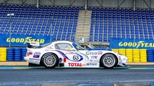 The 1996 Chrysler Viper GTS-R from the side