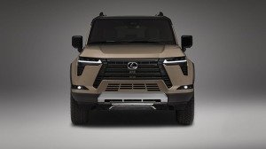 The 2024 Lexus GX 550 Overtrail+ from the front