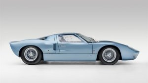 This 1966 Ford GT40 MKI is one of only 31 road-going examples built, and was driven by Stirling Moss and actor James Garner in 1967.