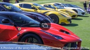 A scene from one of the past editions of the Hillsborough Concours d'Elegance. 