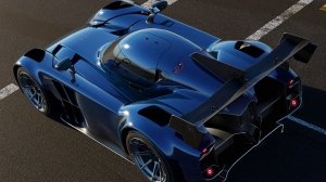 A rear 3/4 view of the McMurtry Spéirling Pure