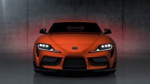 The 2024 Toyota GR Supra 45th Anniversary Edition from the front