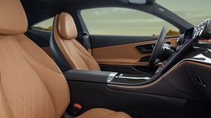 The interior of the 2024 Mercedes-Benz CLE Coupe.