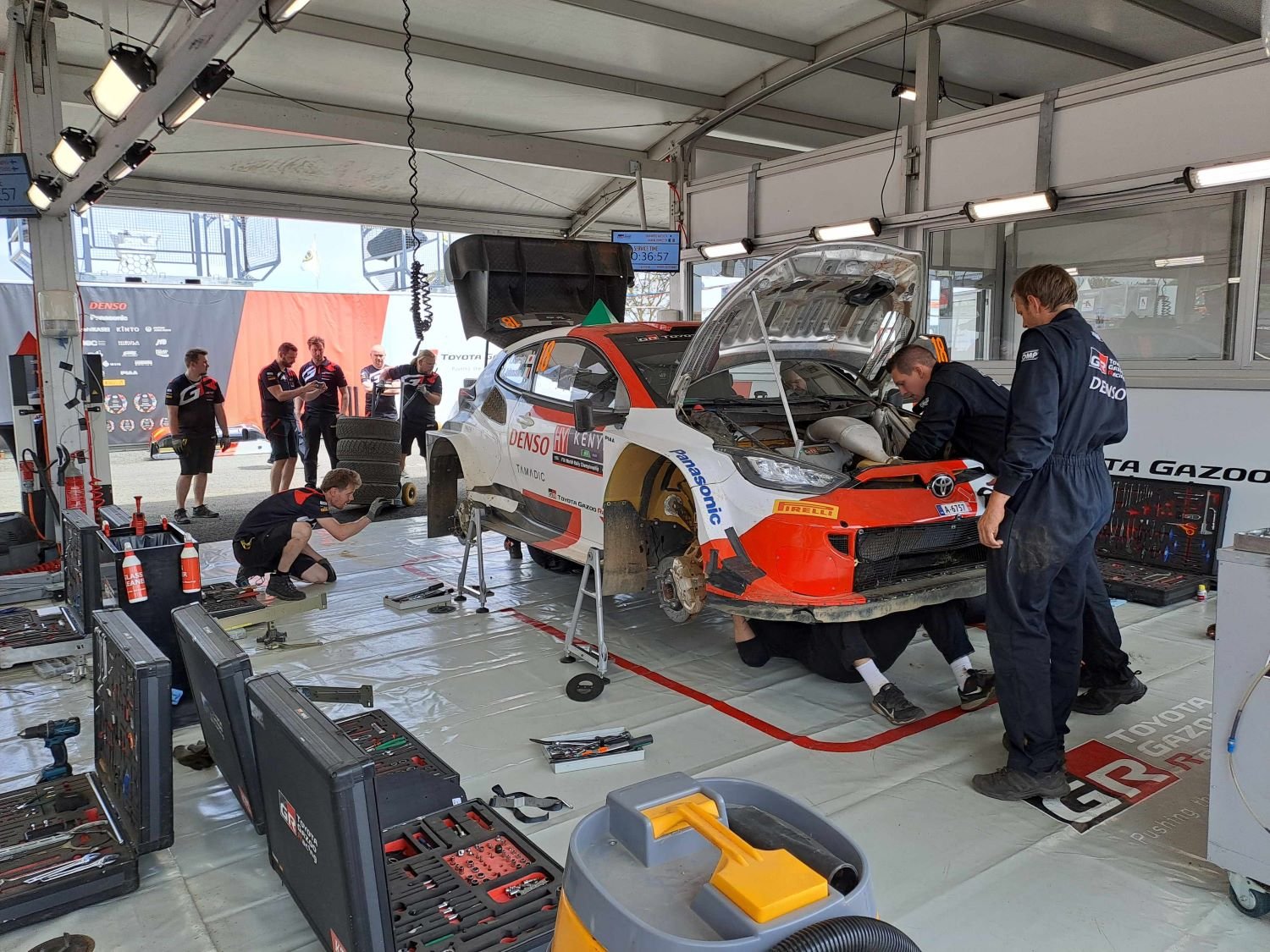 TGR workshop WRC Safari Rally kenya