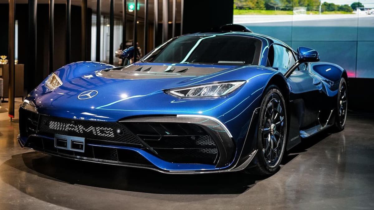 F1 star Valtteri Bottas takes delivery of Mercedes-AMG One