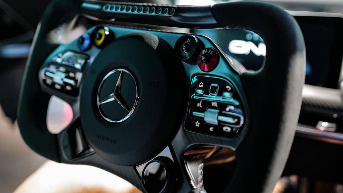 F1 star Valtteri Bottas takes delivery of Mercedes-AMG One