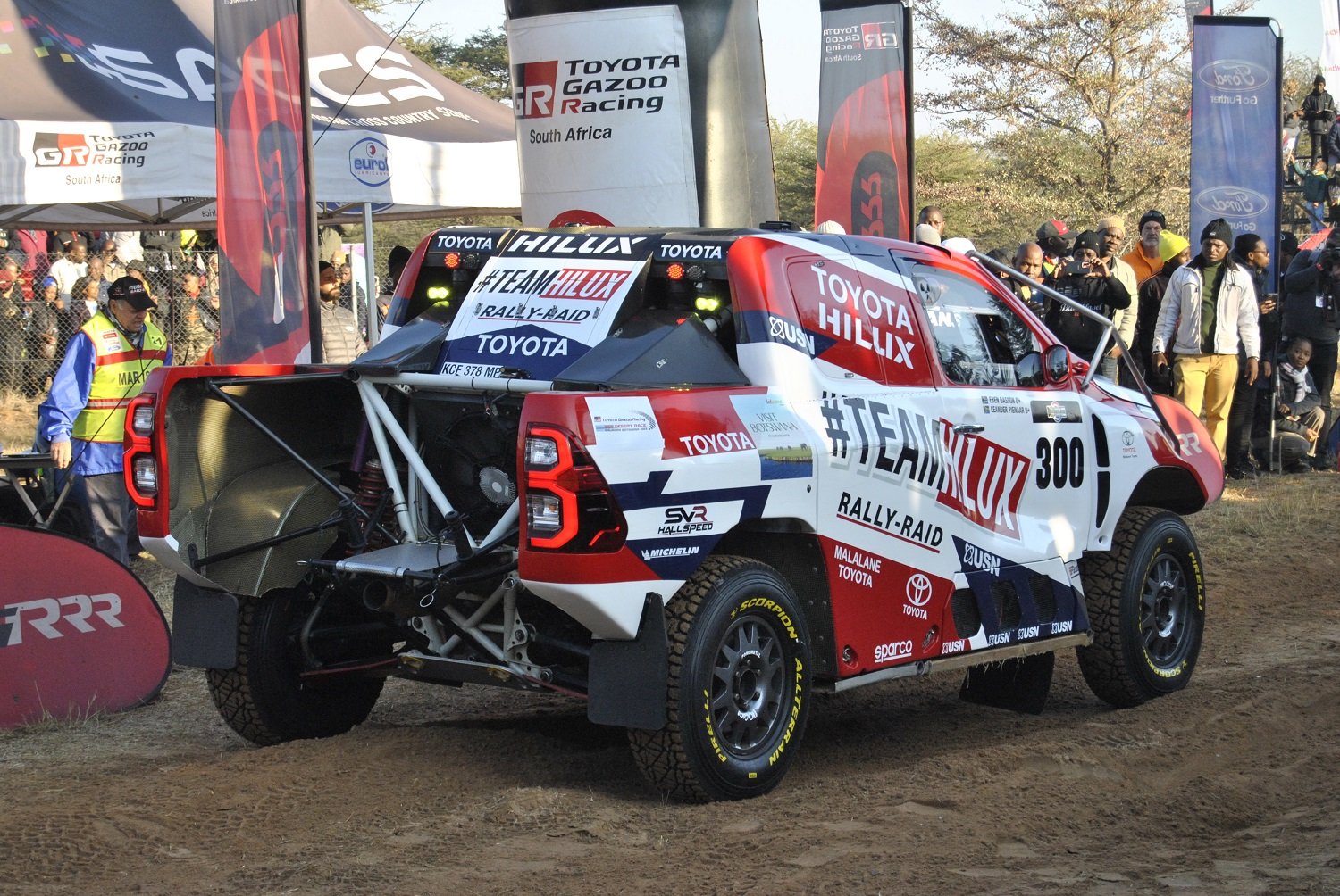 Getting ready for the Toyota 1000 Desert Race
