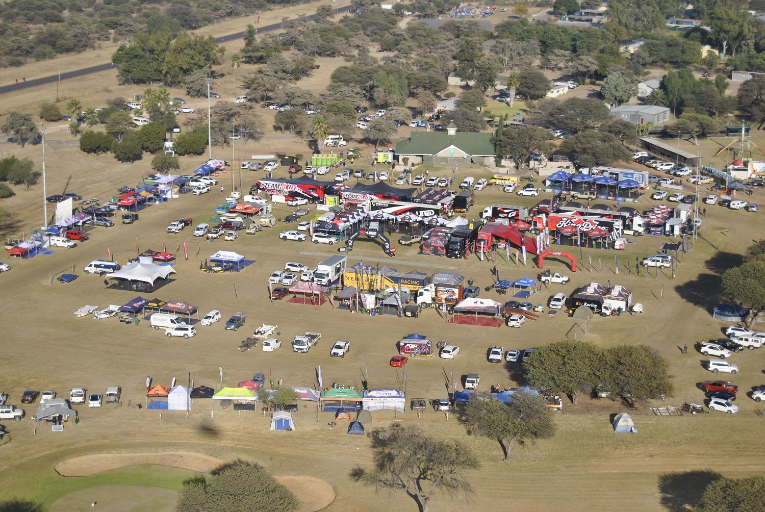 Toyota 1000 Desert Race from above