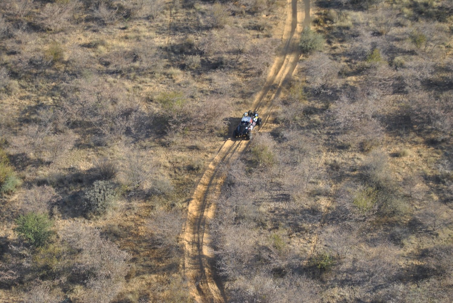 Toyota 1000 Desert Race from above