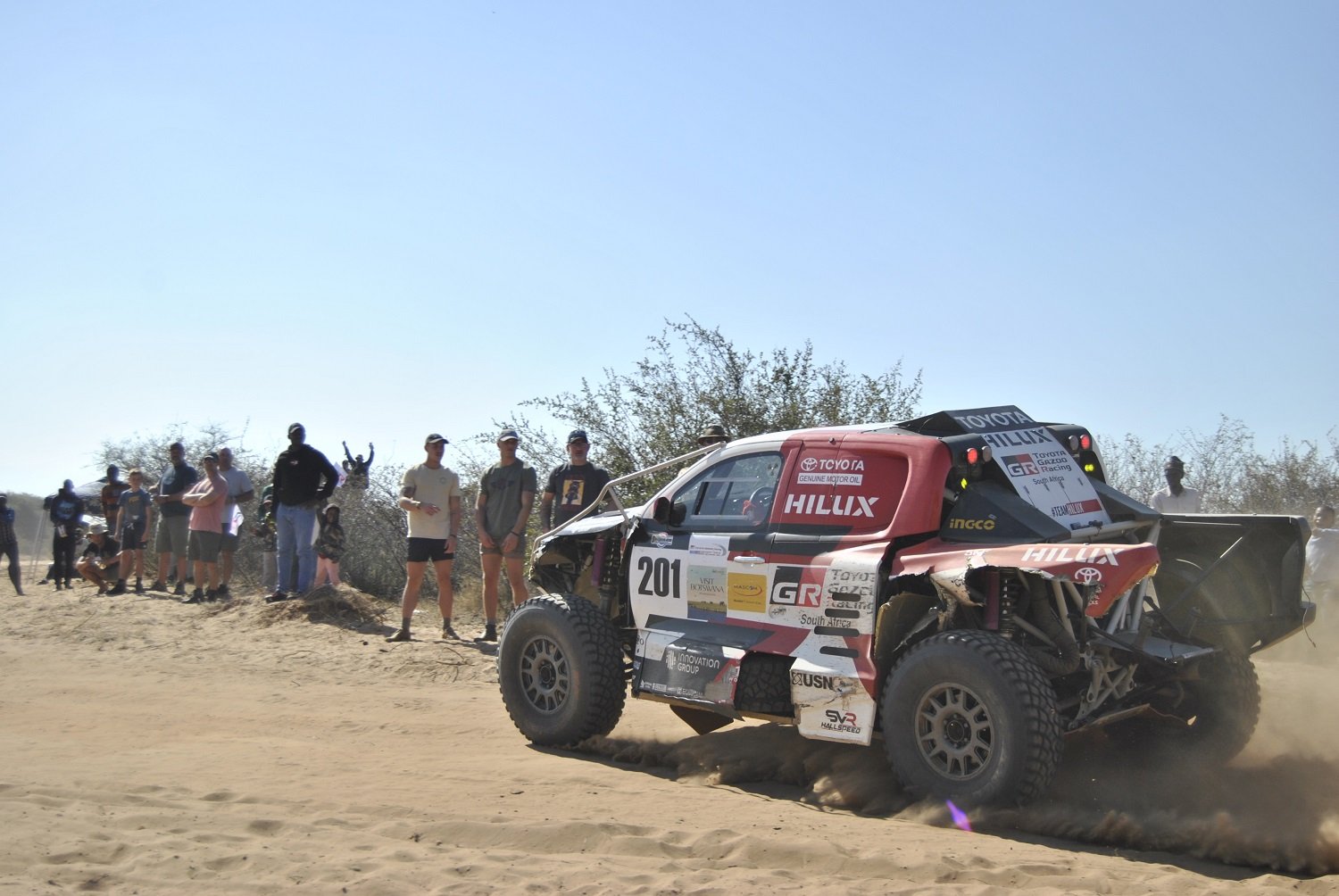 Getting ready for the Toyota 1000 Desert Race