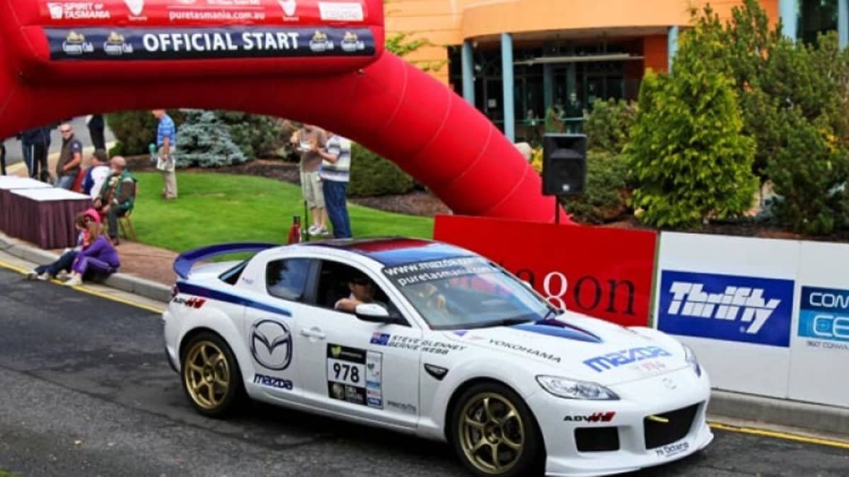 Mazda Targa in Tasmania