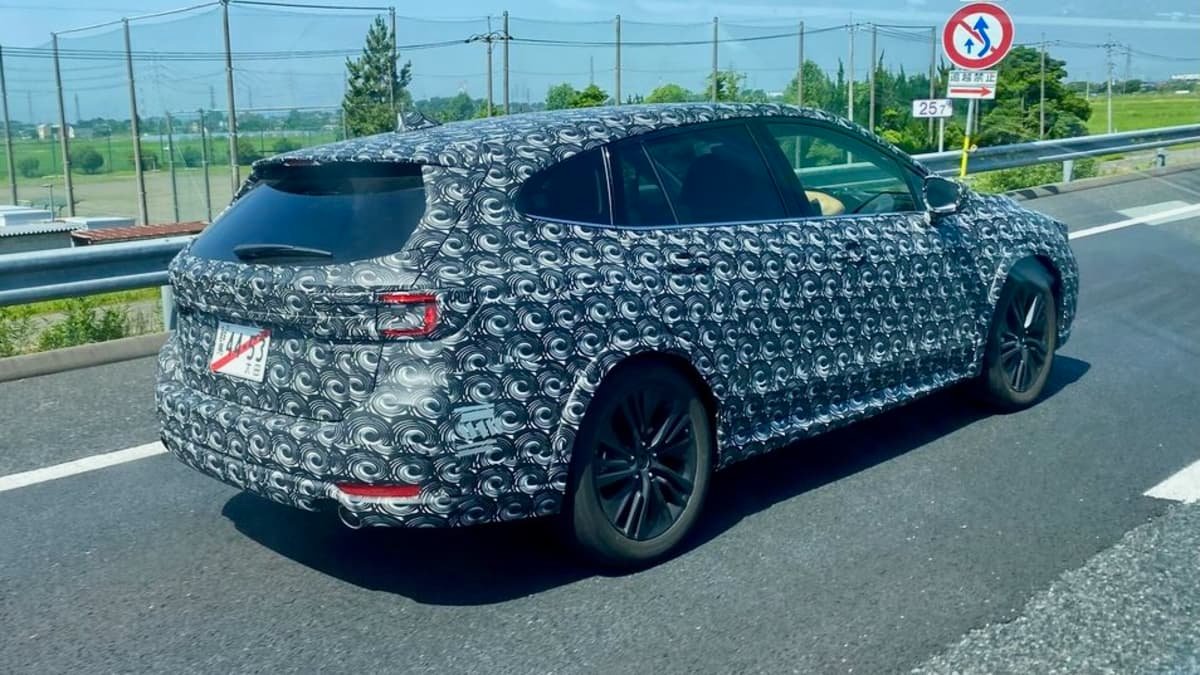 Facelifted Subaru WRX wagon spied as high-riding Crosstrek XV-style soft-roader